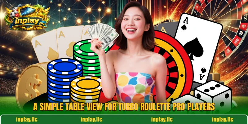 A simple table view for Turbo Roulette Pro players