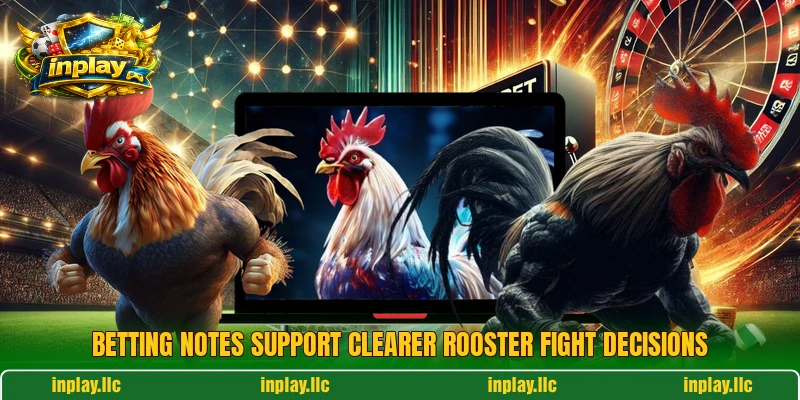 Betting notes support clearer rooster fight decisions