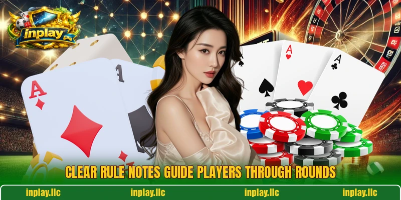 Clear rule notes guide players through rounds