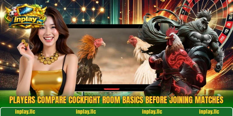 Players compare cockfight room basics before joining matches