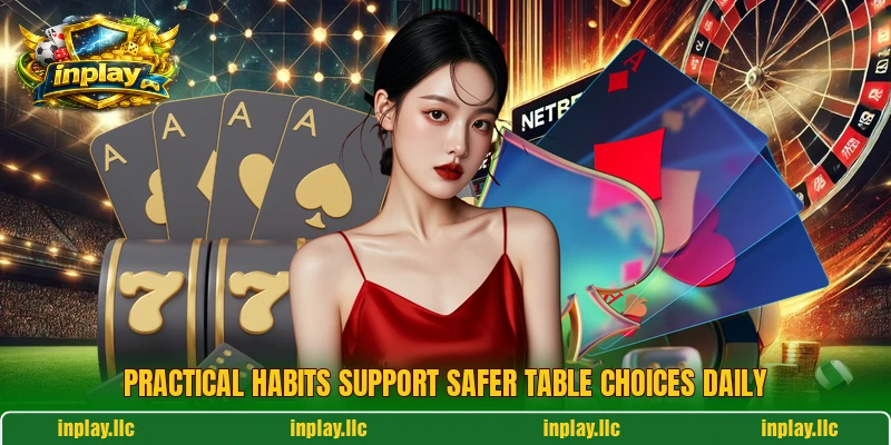 Practical habits support safer table choices daily