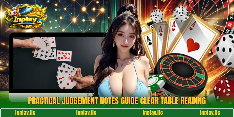 Practical Judgement notes guide clear table reading